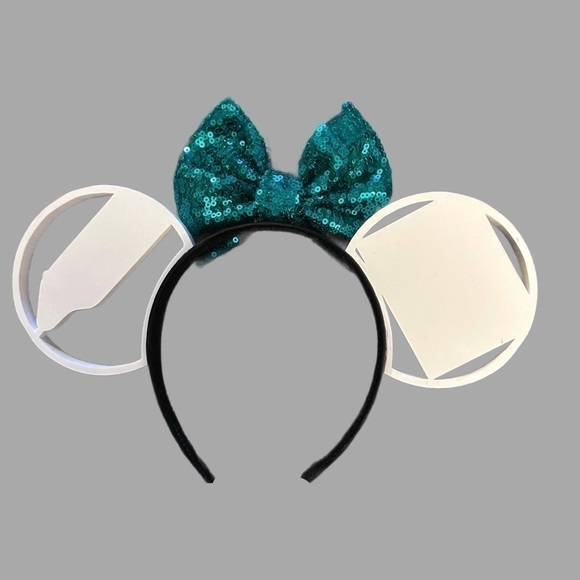 Disney Inspired Handmade Monorail Message 3D Minnie Ears Headband - NWOT main image 4